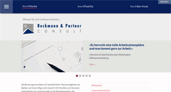 Desktop Screenshot of beckmann-partner.de