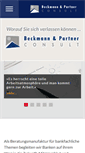 Mobile Screenshot of beckmann-partner.de